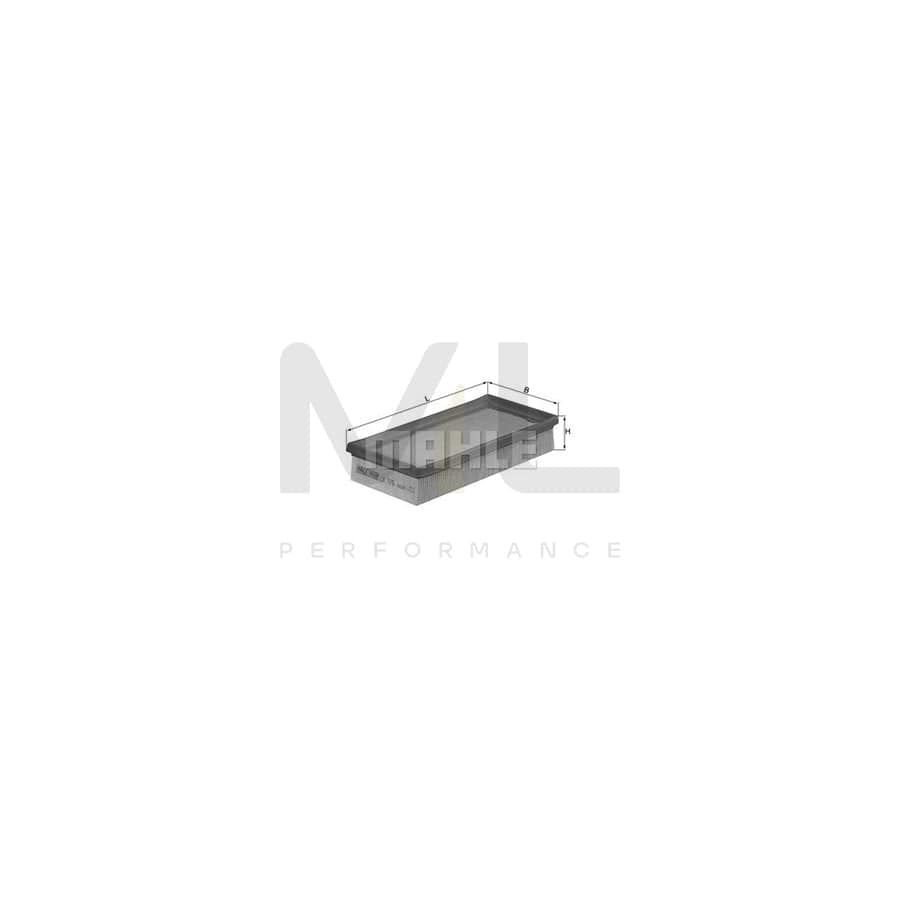 MAHLE ORIGINAL LX 1576 Air Filter Filter Insert | ML Performance Car Parts