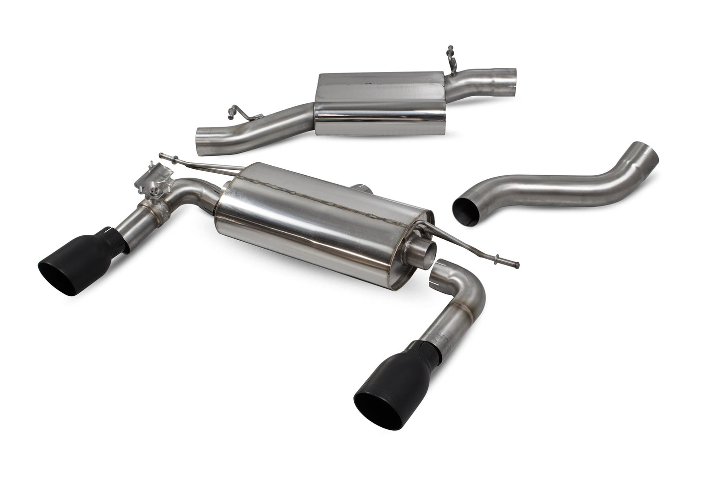 Scorpion SAU085C Audi TT MK3 Resonated Cat-Back System With Electronic Valves | ML Performance UK UK