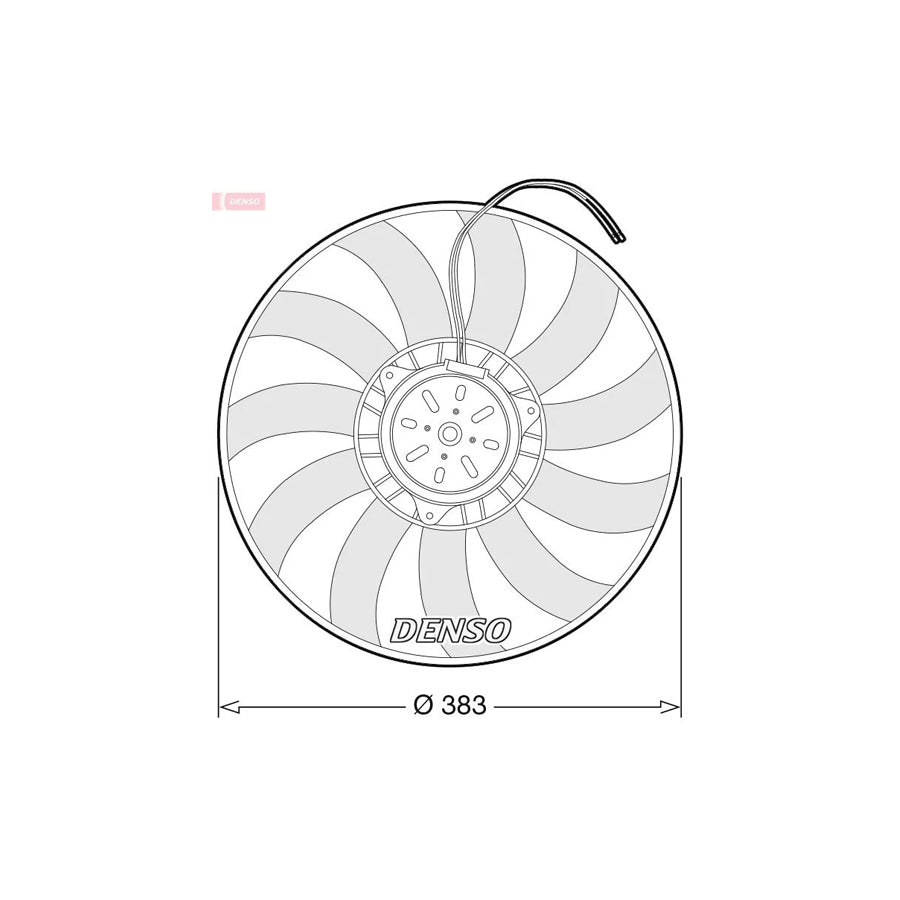 DENSO DER02009 Fan, Radiator