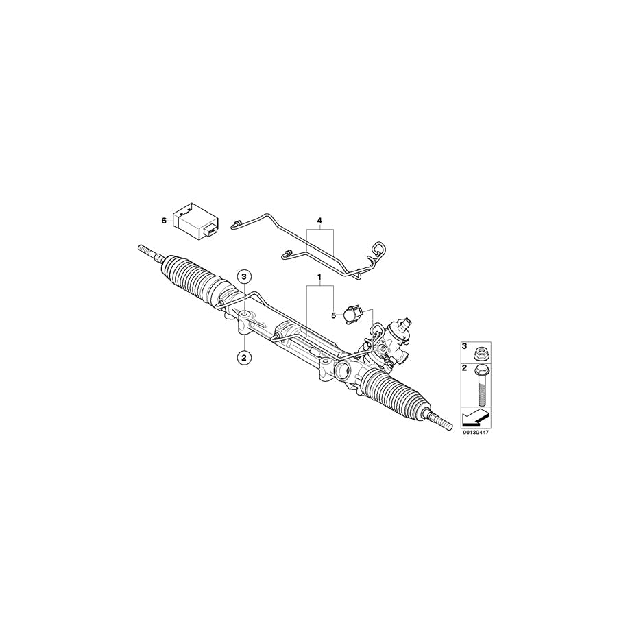 Genuine BMW 32103444366 E83 Exch. Hydro Steering Gear (Inc. X3)