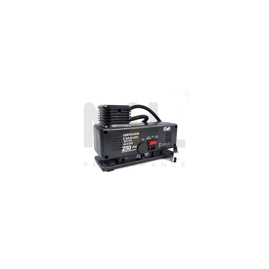 CARTEC 231793 Air compressor 12, 220V, 250 psi, 17 bar, Electric, cigarette lighter powered portable