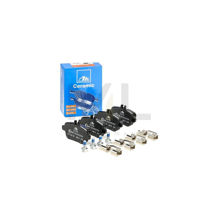 ATE Ceramic 13.0470-2786.2 Brake pad set excl. wear warning contact, prepared for wear indicator, with brake caliper screws, with accessories
