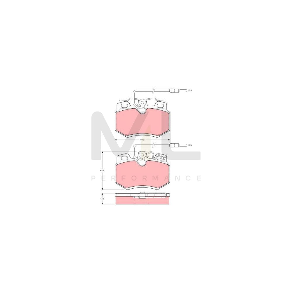 TRW Gdb788 Brake Pad Set