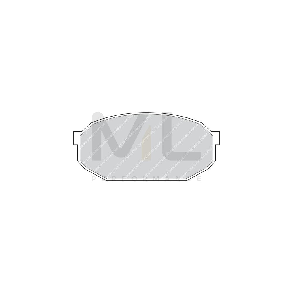Ferodo Premier FDB291 Brake Pad Set Not Prepared for Wear Indicator