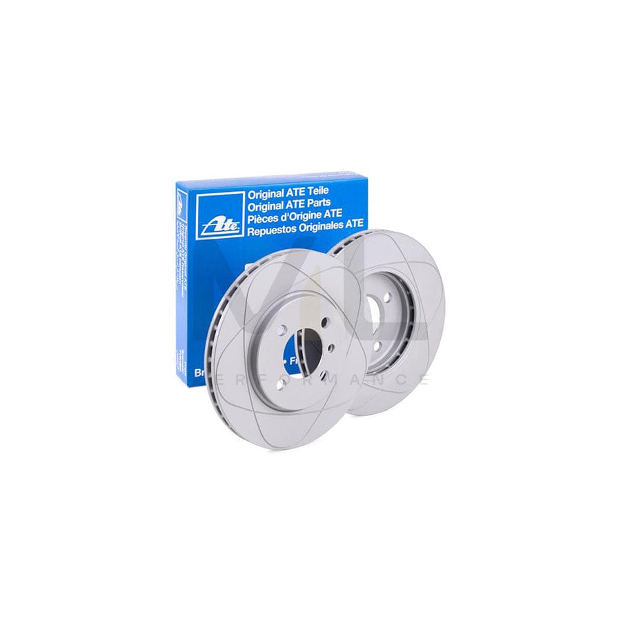 ATE PowerDisc 24.0322-0122.1 Brake Disc Vented, Coated, Alloyed / High-carbon - 1 piece
