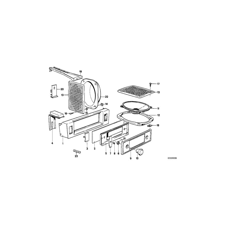 Genuine BMW 65121375391 E28 Loudspeaker 8-OHM/15/25W (Inc. 524d & 524td)