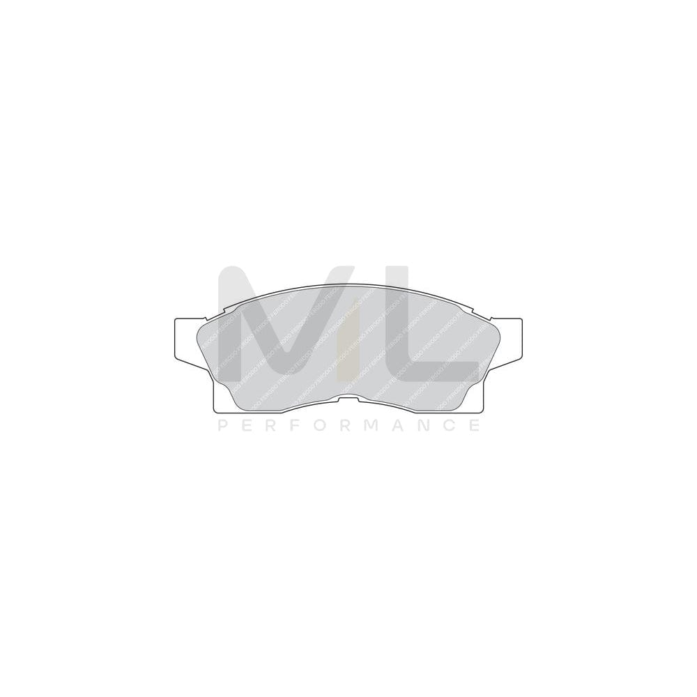 Ferodo Premier FDB649 Brake Pad Set for Toyota Mr2 II Coupe (W20) Not Prepared for Wear Indicator