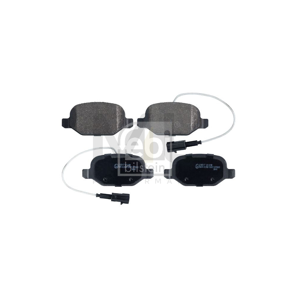 Febi Bilstein 116423 Brake Pad Set For Alfa Romeo Mito (955) Rear Axle, Incl. Wear Warning Contact | ML Performance Car Parts