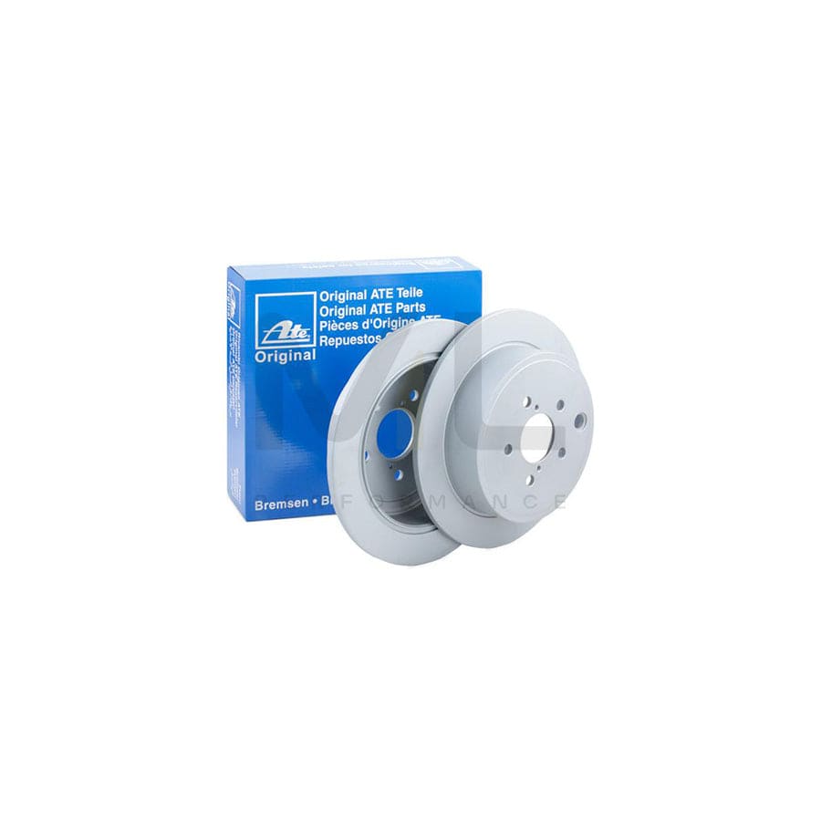 ATE 24.0110-0366.1 Brake Disc Solid, Coated - 1 piece