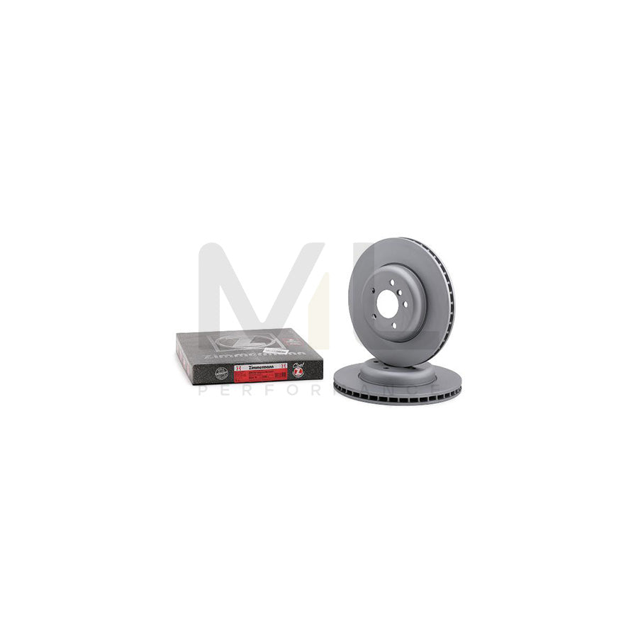 ZIMMERMANN COAT Z 150.3483.20 Brake Disc Internally Vented, Coated, High-carbon - 1 piece