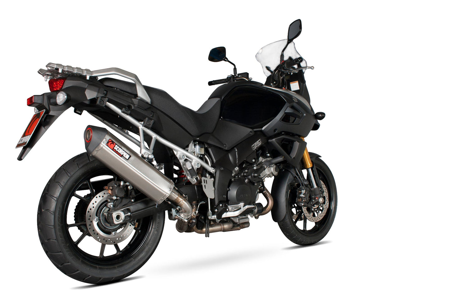 Scorpion RSI115SEO Suzuki DL1000 V-Strom Serket Parallel Slip-On - Brushed Stainless Steel Sleeve | ML Performance UK UK