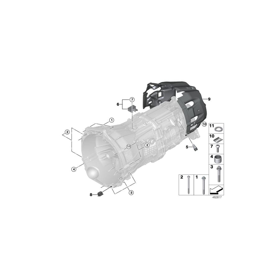 Genuine BMW 23147649083 F34 F31 F30 Gear Sensor (Inc. 330i, 440i & 318d)