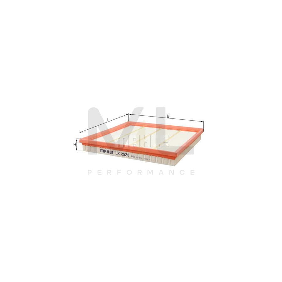 MAHLE ORIGINAL LX 2525 Air Filter Filter Insert