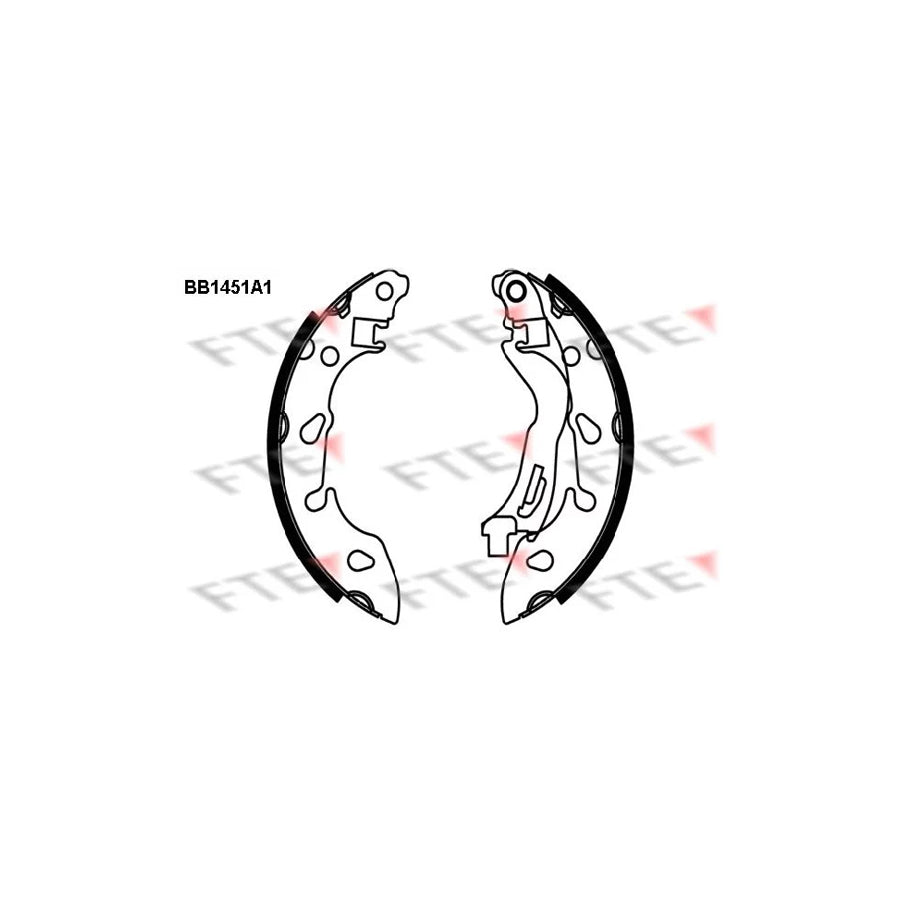 FTE 9100173 Brake Shoe Set