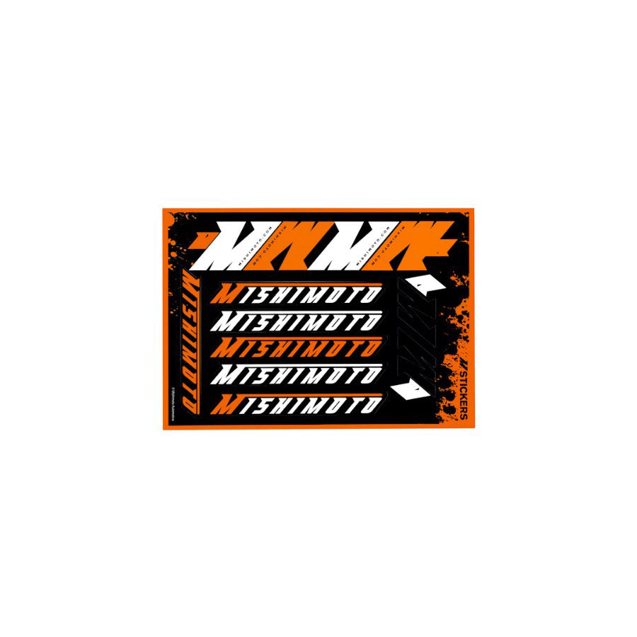 Mishimoto MMPROMO-STK-DBS (MMPROMO-STK-Dbs) Sticker Sheet, 5" x 7"