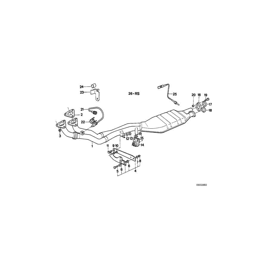 Genuine BMW 11761716372 E34 Holder (Inc. 520i & 525i)