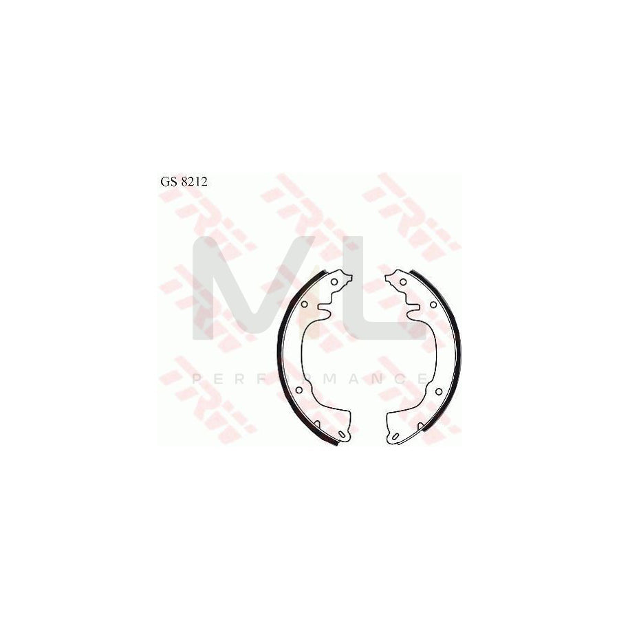 TRW GS8212 Brake Shoe Set for RENAULT Estafette