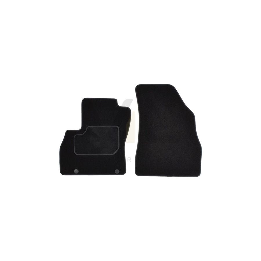 MAMMOOTH A041 CIT290 PRM 01 Floor mat set for CITROテ起 NEMO Textile, Front, Quantity: 2, Black