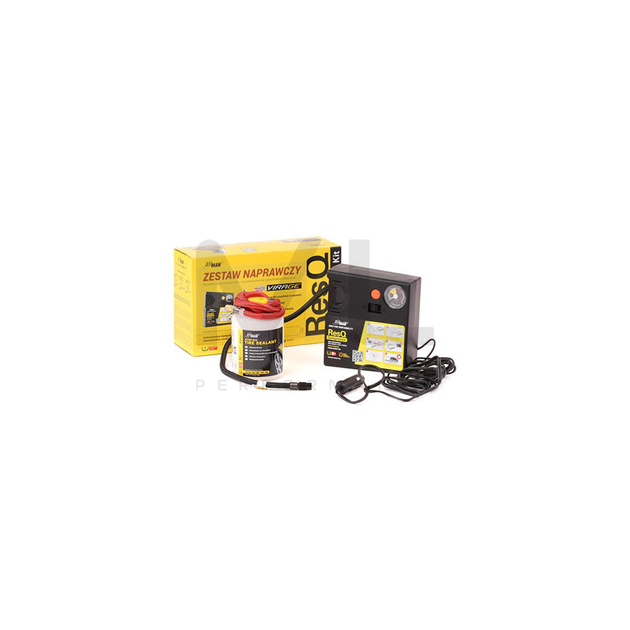 VIRAGE 94-030 Emergency tyre repair kit To be used exclusively for car tyres, with mounting manual, 450ml