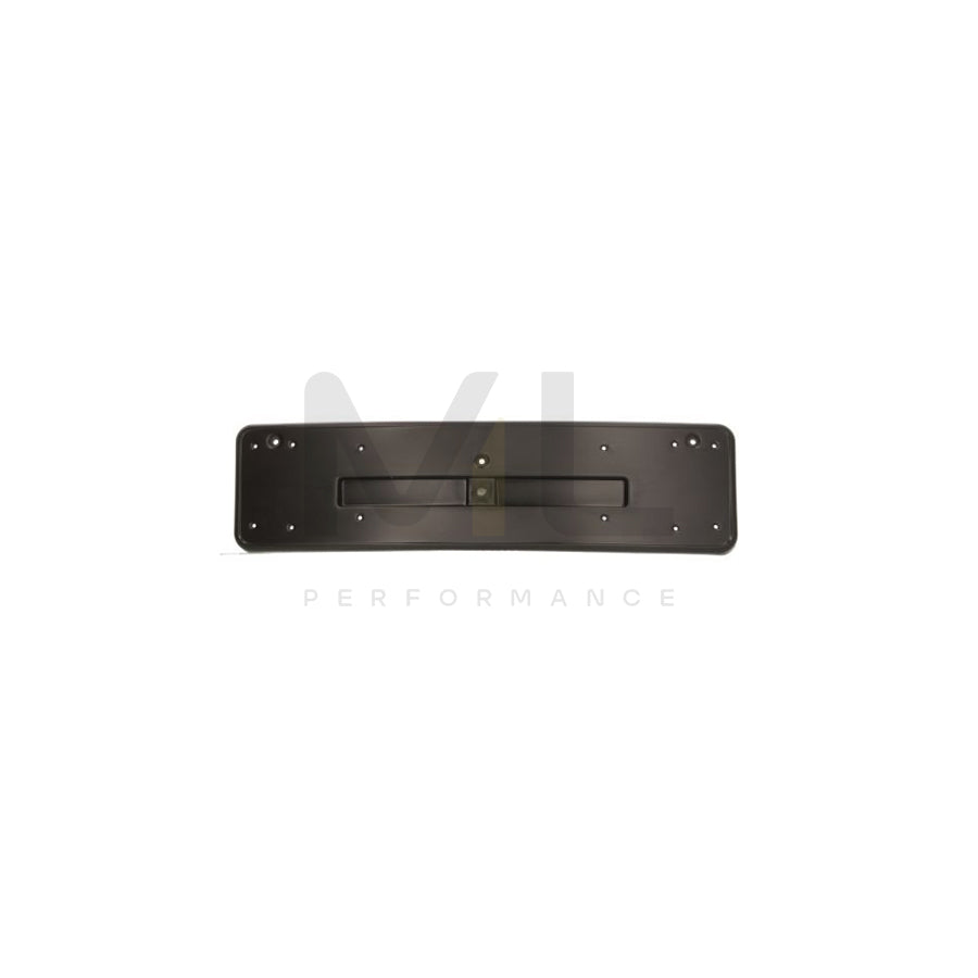BLIC 5513-00-0061914P Number plate holder for BMW 3 Series Front, Black, frameless