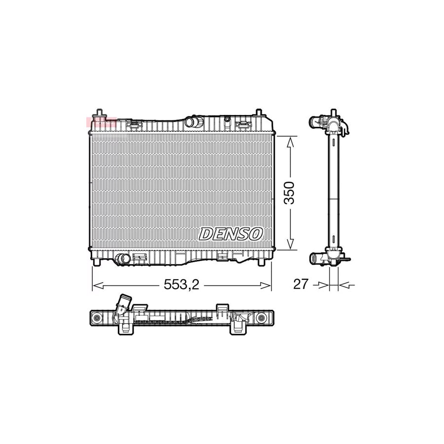 DENSO DRM10116 Engine Radiator