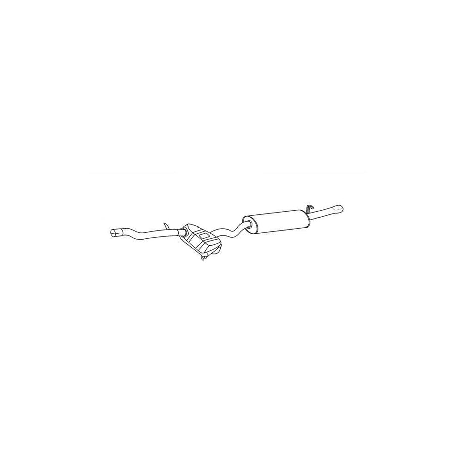 Hella 8LD 366 026-511 Rear Silencer For Alfa Romeo 146 (930)