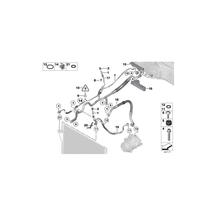 Genuine BMW 64539201933 F02 F11 F10 Suction Pipe Without Filler Neck (Inc. 750iX, ALPINA B7L & ALPINA B7LX)