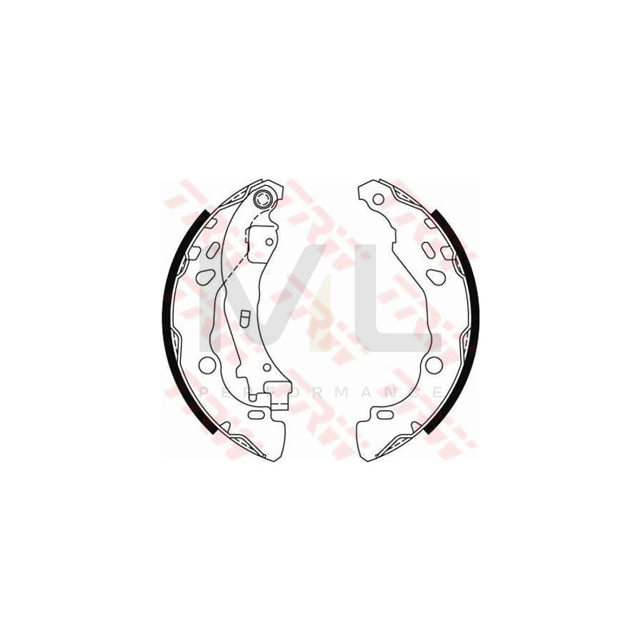 TRW GS8474 Brake Shoe Set