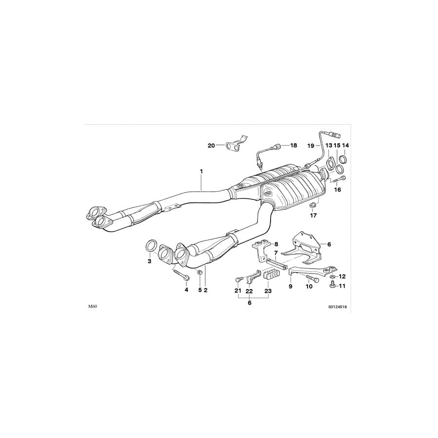 Genuine BMW 18321728732 E34 E32 Holder (Inc. 530i, 730i & 730iL)