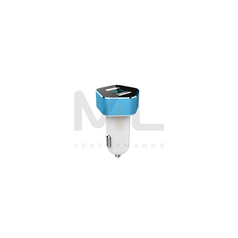 AMiO PCH PRO-05 02358 In-car charger Number of inlets/outlets: 2xUSB, Blue, White
