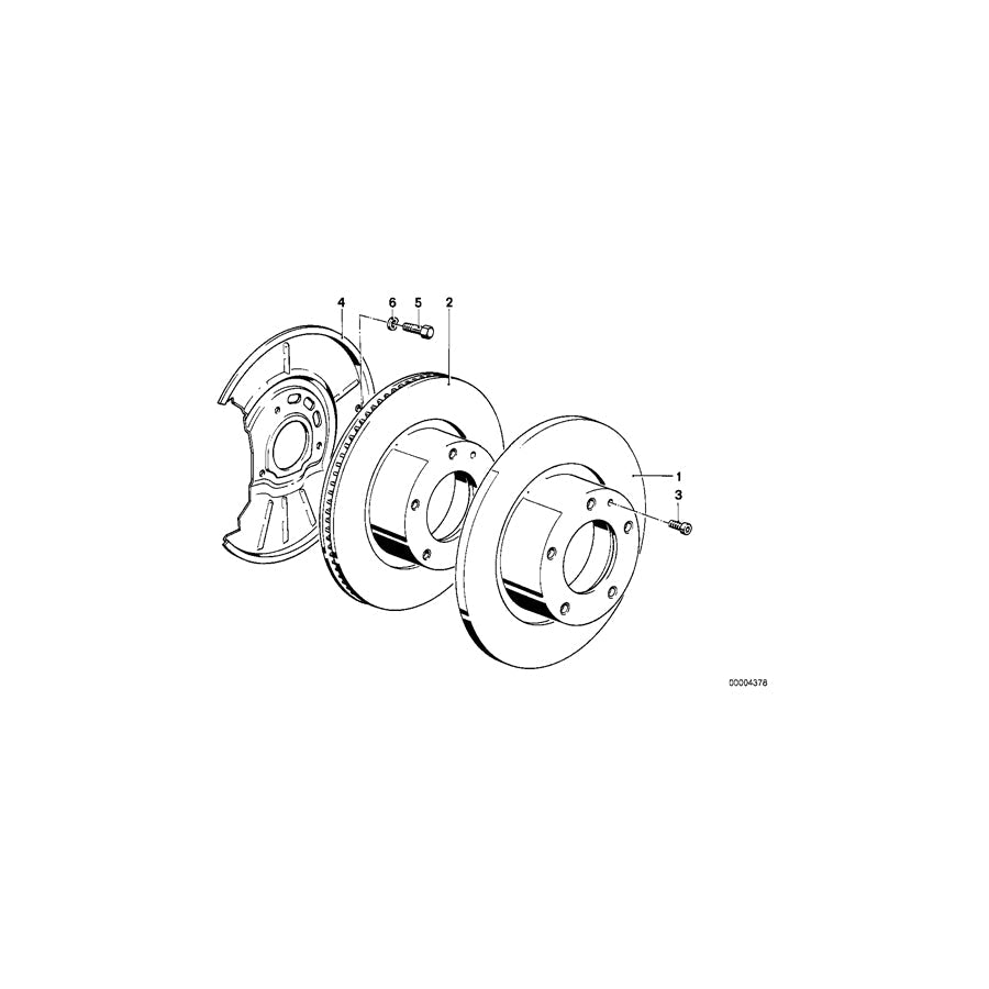 Genuine BMW 34116757746 E32 E31 Brake Disc, Ventilated 324X30 (Inc. 750i, 850Ci & 850CSi)