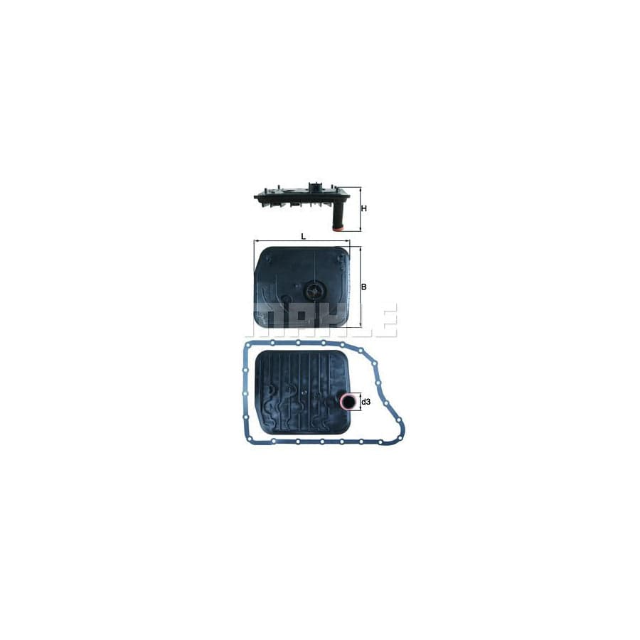 Knecht Hx 153D Hydraulic Filter, Automatic Transmission For Ford Focus