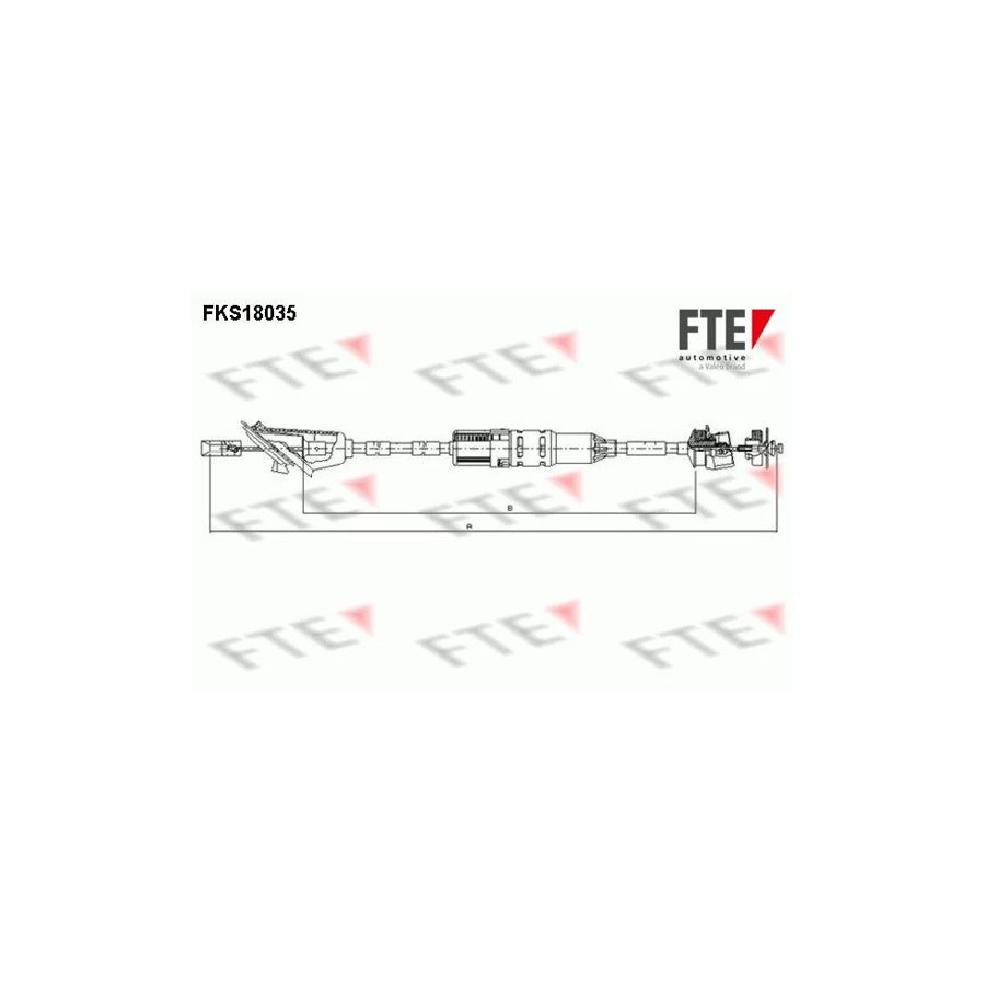 FTE Fks18035 Clutch Cable for Peugeot 106 II Hatchback (1A, 1C)