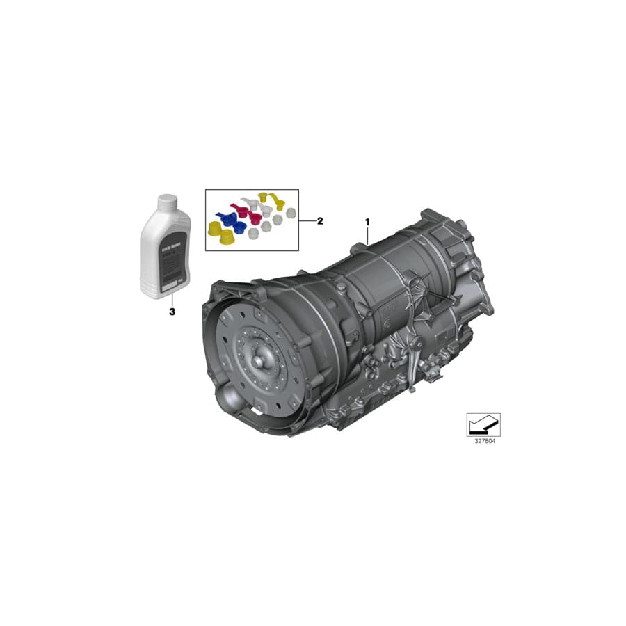 Genuine BMW 24008605536 F01 F10 F07 Exch. Automatic Transmission Eh GA8HP70X (Inc. 730dX, 535dX & 530dX)