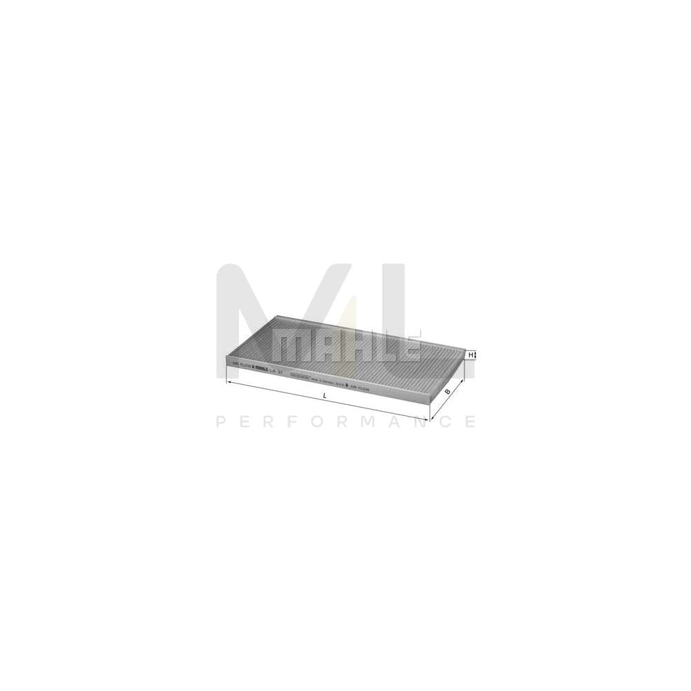 MAHLE ORIGINAL LA 21 Pollen filter Particulate Filter | ML Performance Car Parts