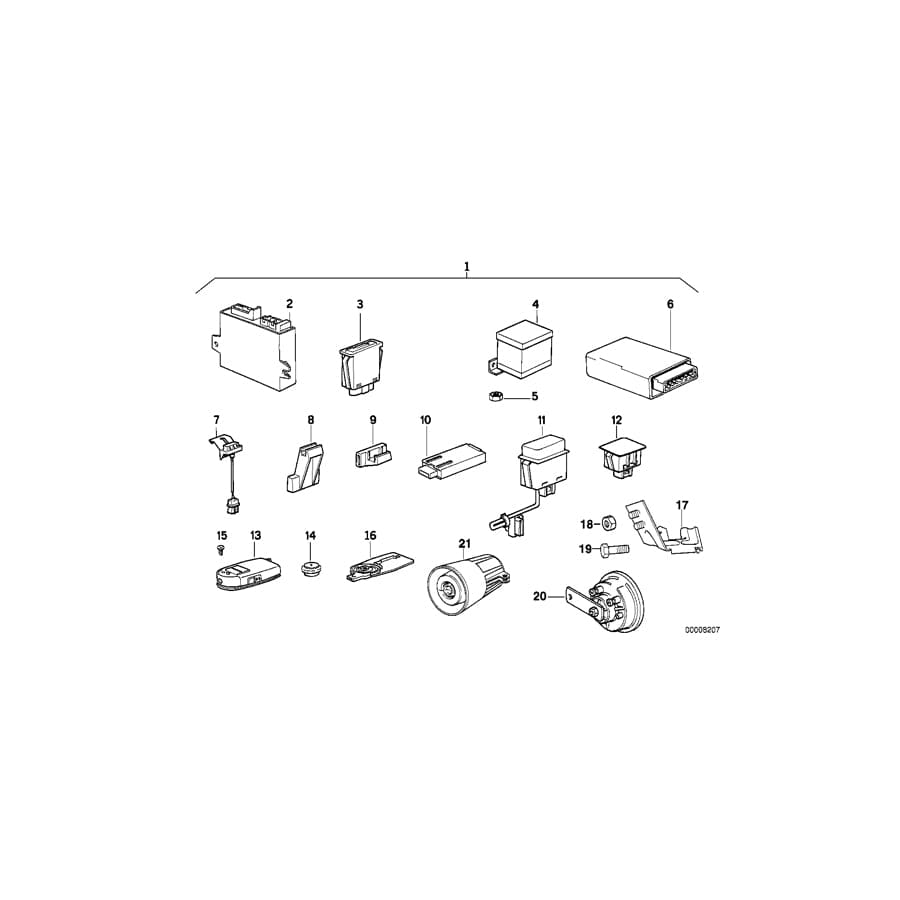 Genuine BMW 65751383460 E31 Additional Module (Inc. 840i, 850CSi & 850Ci)