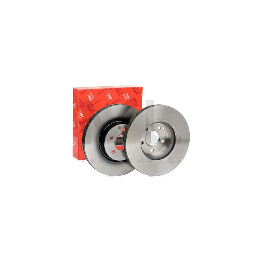 TRW DF6195S Brake Disc Vented, Painted - 1 piece