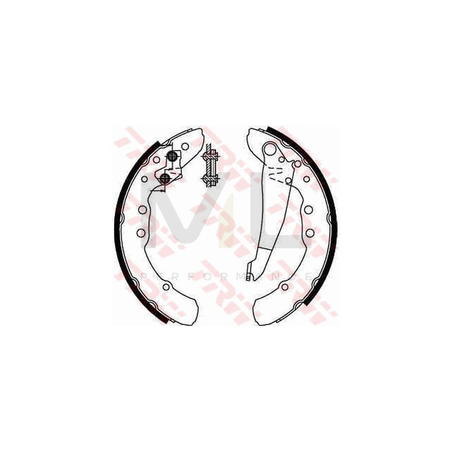 TRW GS8544 Brake Shoe Set