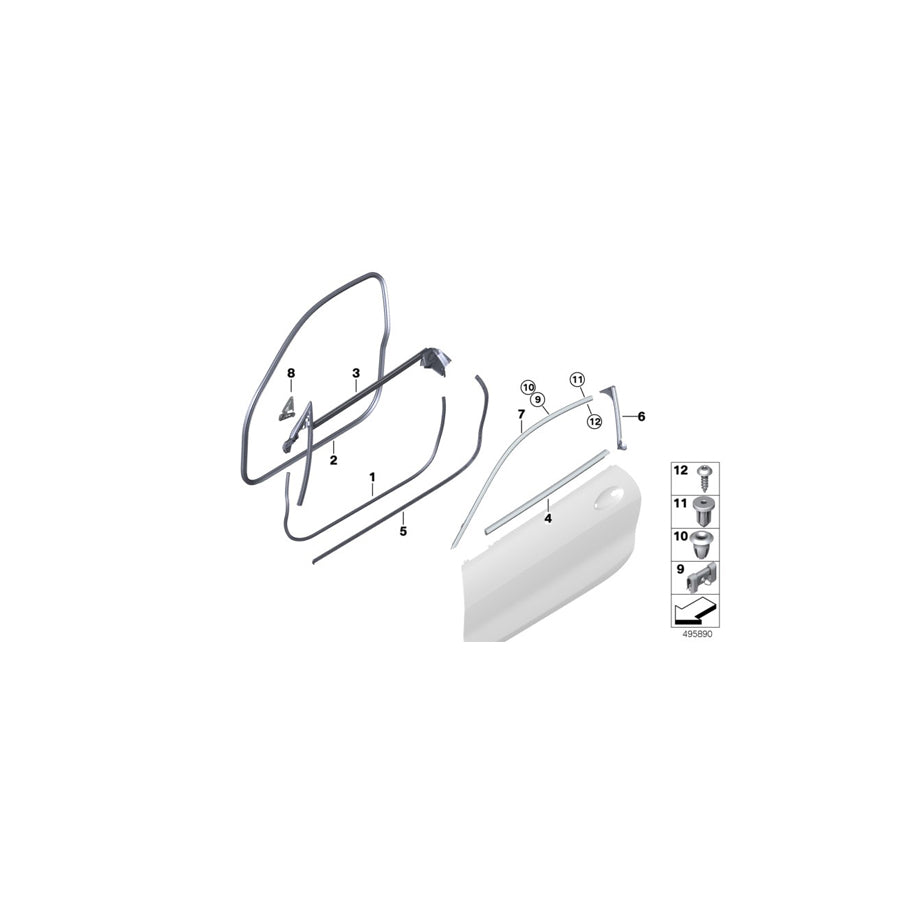 Genuine BMW 51358739177 F92 G15 Edge Protection (Inc. 840i, M8 & 840iX)