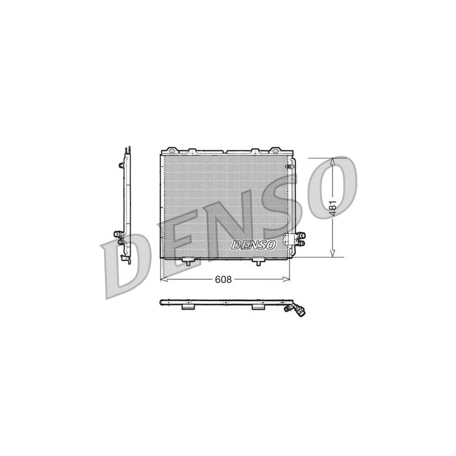 DENSO DCN17017 Air Conditioning Condenser Suitable for Mercedes-Benz E-Class