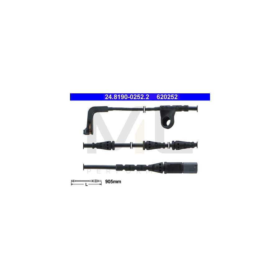 ATE 24.8190-0252.2 Brake pad wear sensor