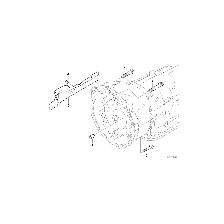 Genuine BMW 24007557349 E84 E90 E83 Heat Resistant Plate (Inc. 325xi, 330xi & 328xi)