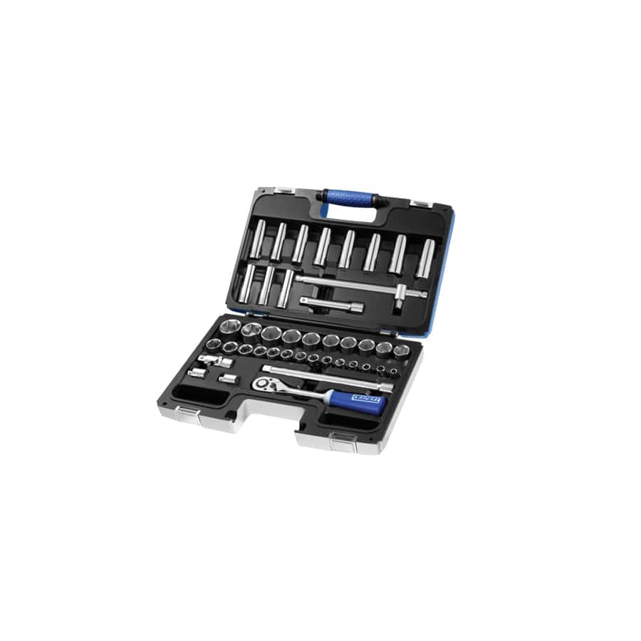Expert BRIE032908B 1/2in Drive Socket & Accessory Set, 42 Piece