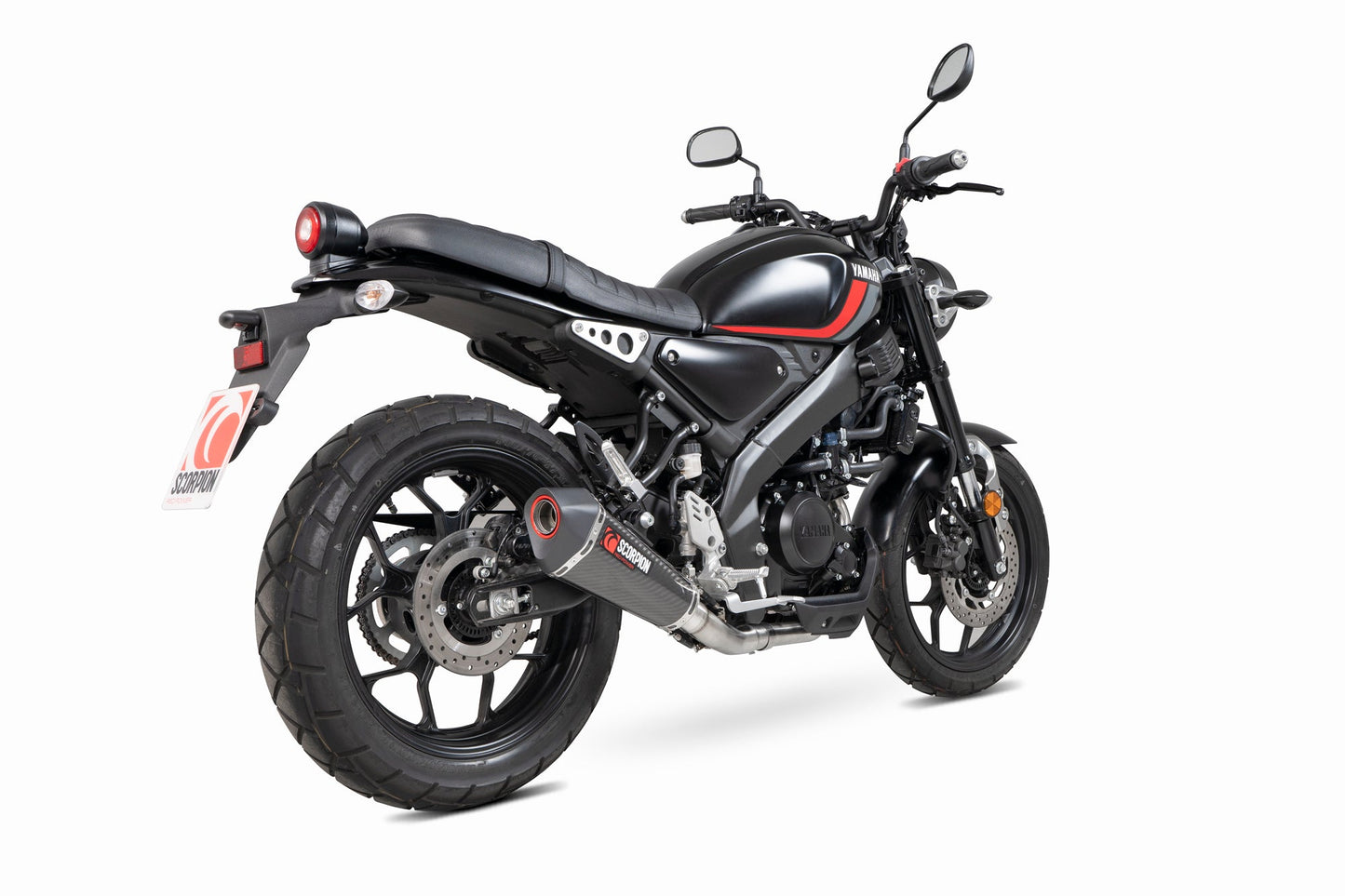 Scorpion RYA117SYSCEO Yamaha XSR-125 Serket Taper Full System - Carbon Fibre Sleeve | ML Performance UK UK
