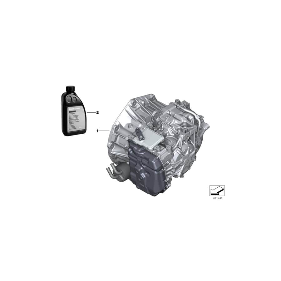 Genuine BMW Mini 24008687009 F48 Exch. Automatic Transmission Eh GA8F22AW (Inc. Cooper S ALL4 & X1 20iX)