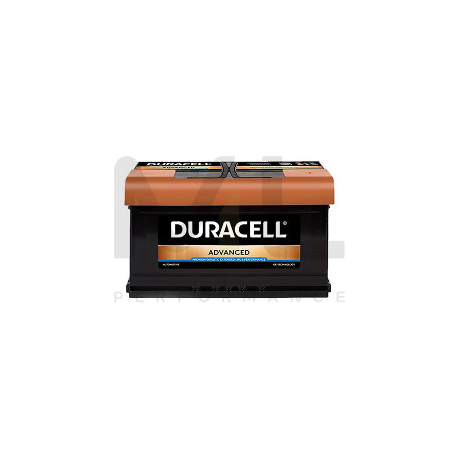 Duracell 110 / DA80 Advanced Car Battery