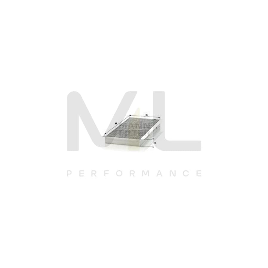 MANN-FILTER CUK 3567 Pollen filter Activated Carbon Filter