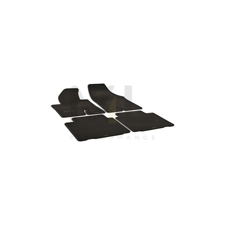 WALSER Tailored 50354 Floor mat set for HYUNDAI ix55 (EN) Elastomer, Front and Rear, Quantity: 4, Black