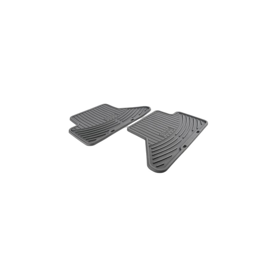 Genuine BMW 82550392314 E64 Rubber Floor Mats E-64 BLK RR (Inc. 630i)