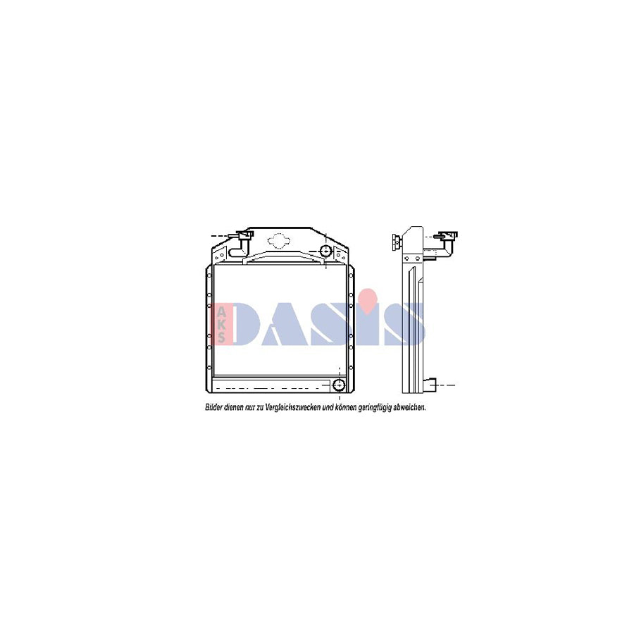 AKS Dasis 131170N Engine Radiator
